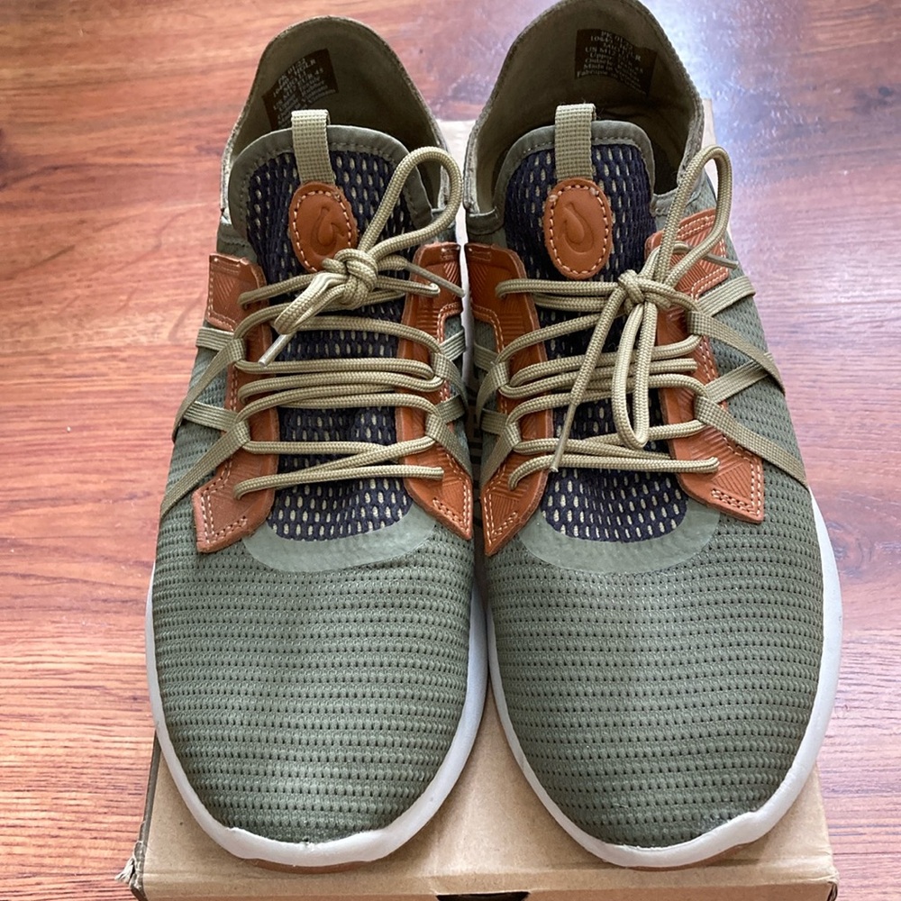 Olukai men’s Mio li men’s athletic shoes in Hunter-Lava rock, size 12